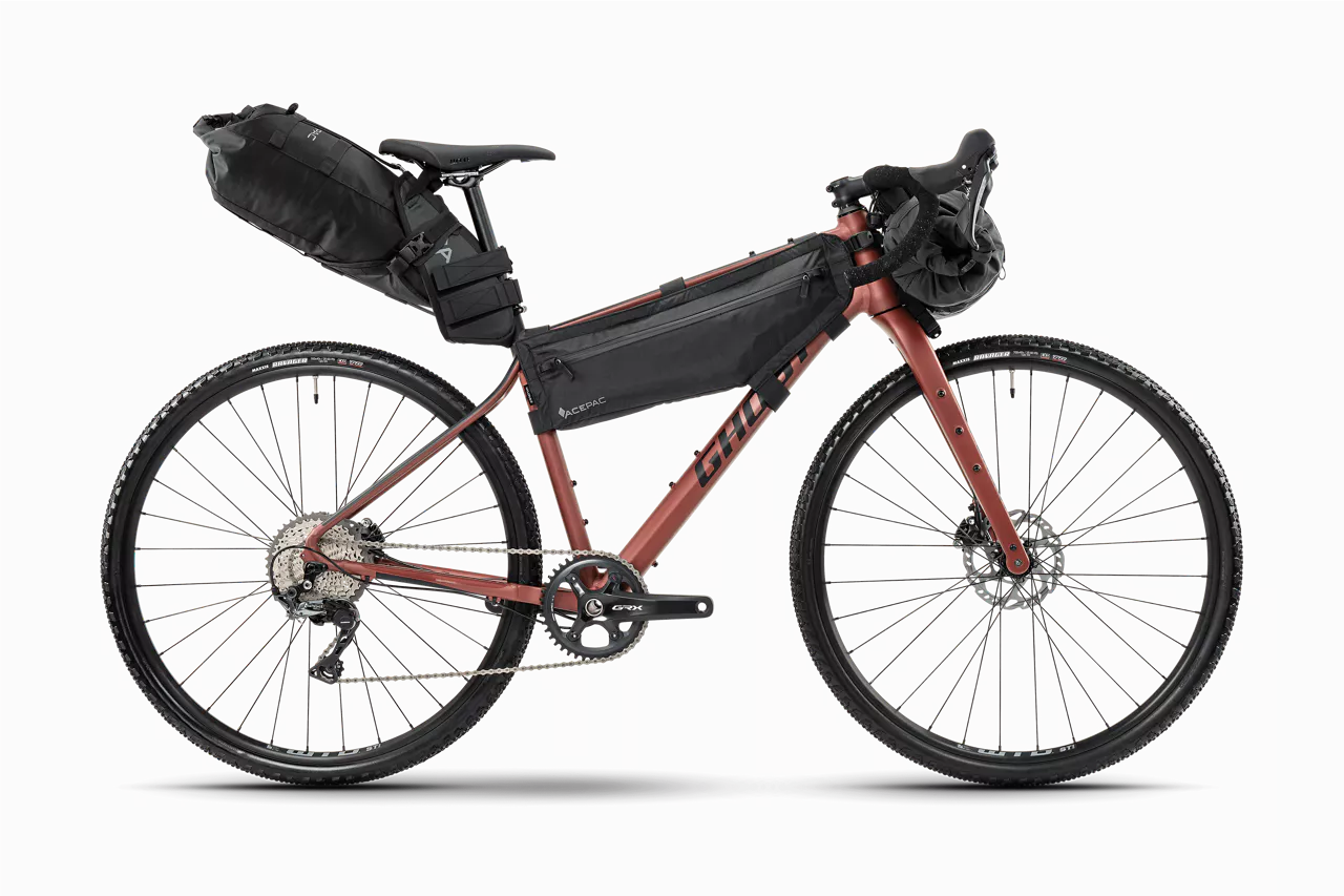 Vélo Gravel avec ou sans sacoches Ghost ou équivalent location à la journée