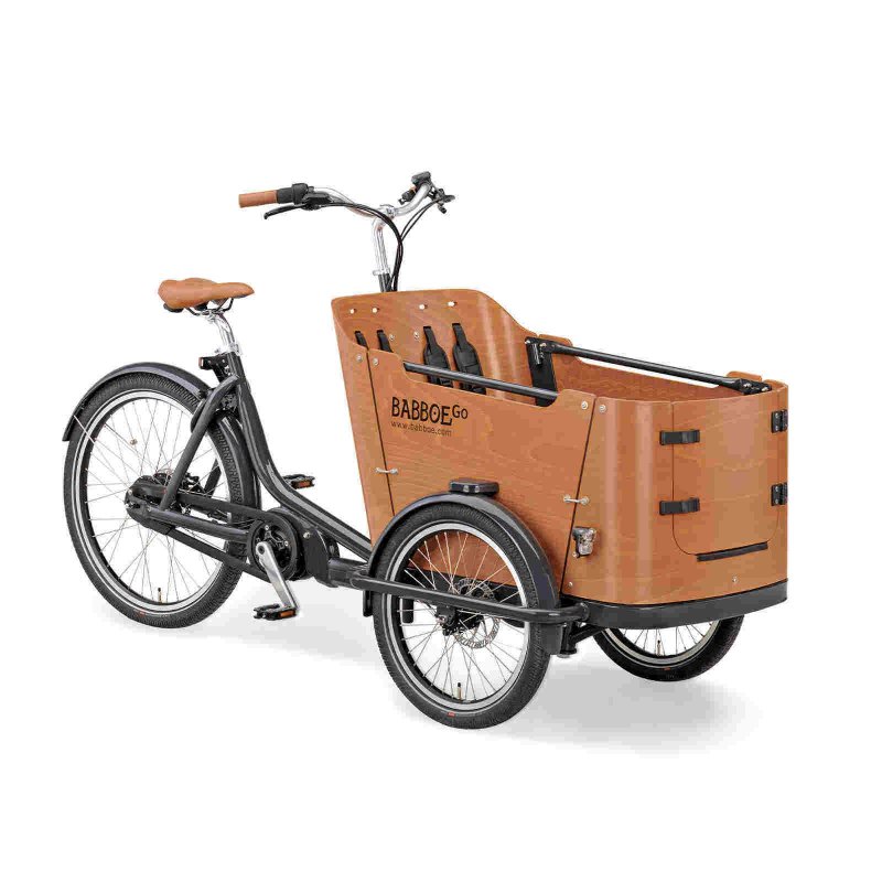 Vélo électrique ville Cargo Babboe Go Mount location à la journée